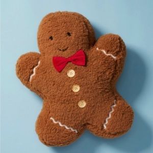 2 Christmas Cupcakes and Cashmere Sherpa Gingerbread Pillows (RESERVED LISTING)
